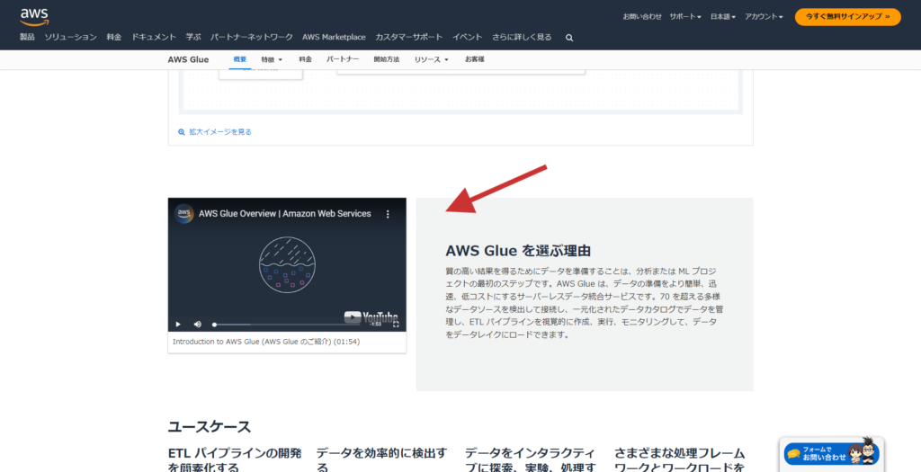 ▶️ https://aws.amazon.com/glue/より引用