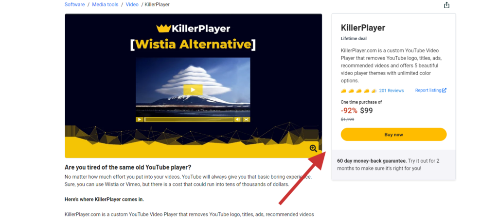 KillerPlayer AppSumo