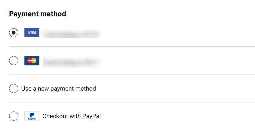 AppSumo Payment method