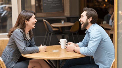 Conversation at a Cafe
