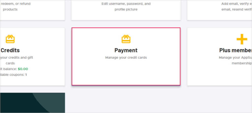 AppSumo Payment