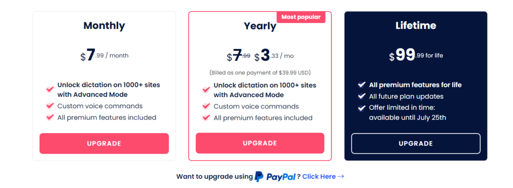 Voice In Rate Plans