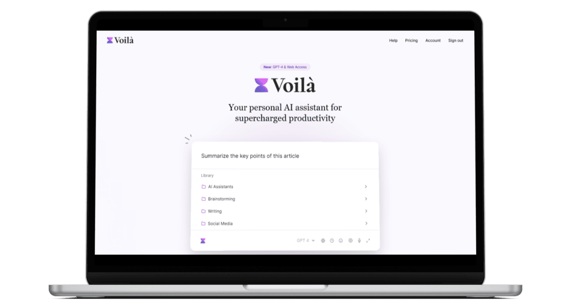 AI搭載ブラウザ拡張機能「Voilà」の使い方：効率を最大化するAI秘書ツール 藤井丈夫 起業家・中小企業経営者に特化したデジタル
