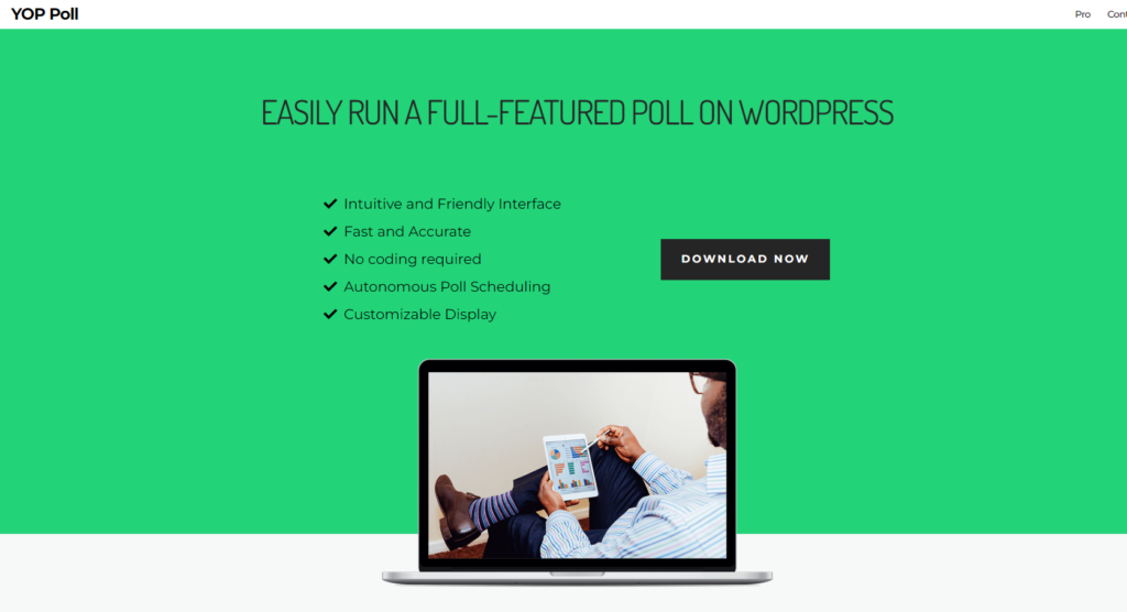 YOP Poll, a WordPress plugin that allows you to create surveys, is also free to use.