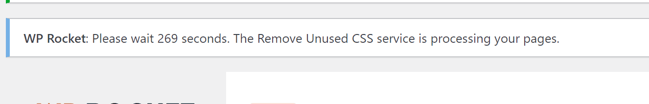 WP Rocket에서 사용하지 않는 CSS 캐시를 삭제할 수 있어 매우 편리합니다.