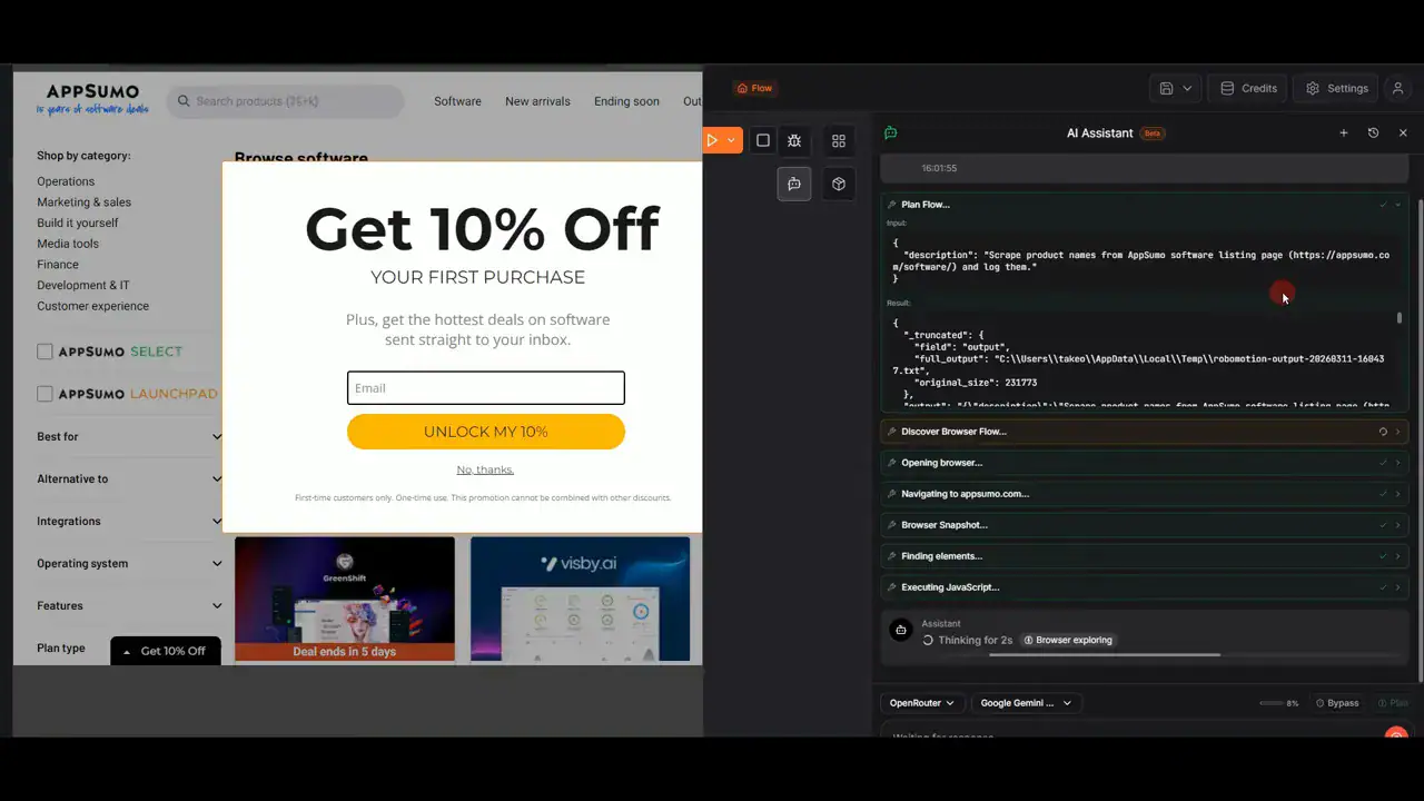 Robomotionを使ってAI自動化する方法！たった1文で自動化完成！実際の使い方を解説してみた。